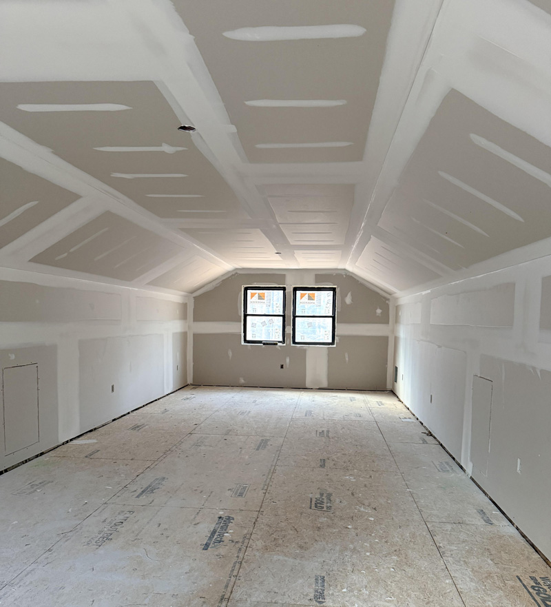 Drywall taping Prévost